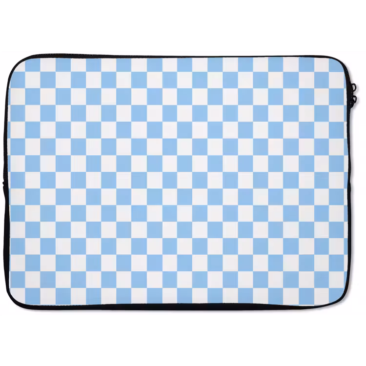 Schaakbord - Klassiek - Blauw laptophoes neopreen klein 279 -zkaufland3dotto