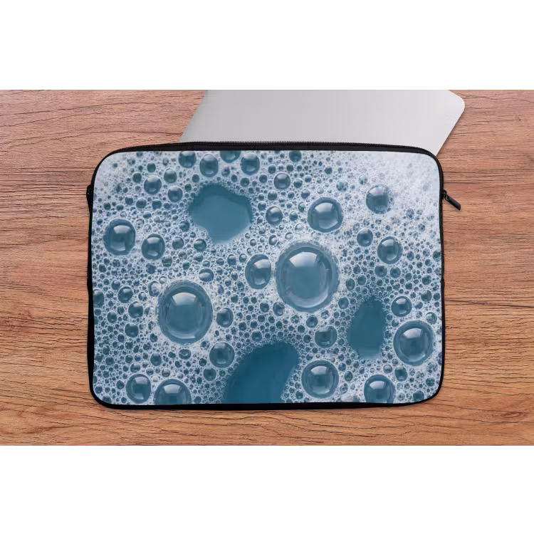 Schuim - Water - Textuur laptophoes neopreen klein -tafel