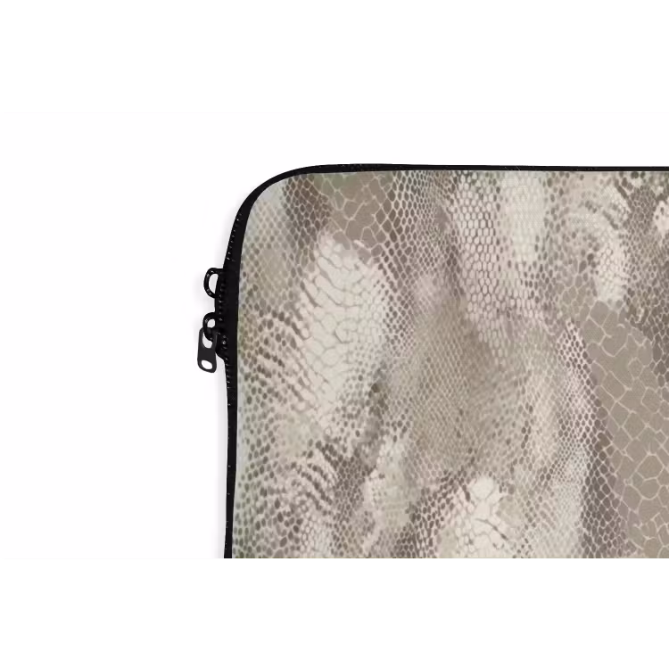 Slang - Textuur - Zand laptophoes neopreen klein 279 -detail