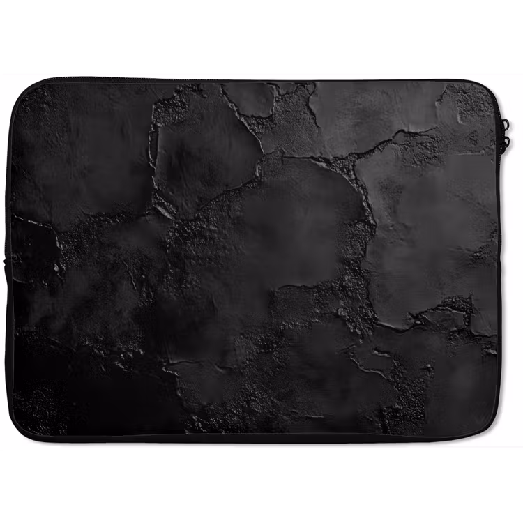 Zwart - Verf laptophoes neopreen klein -zkaufland3dotto