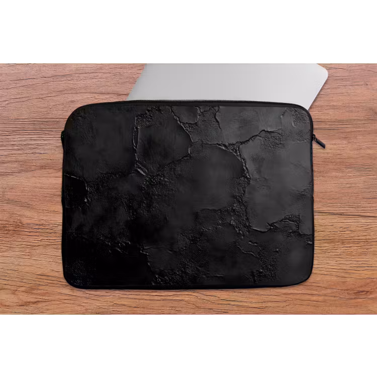 Zwart - Verf laptophoes neopreen klein -tafel