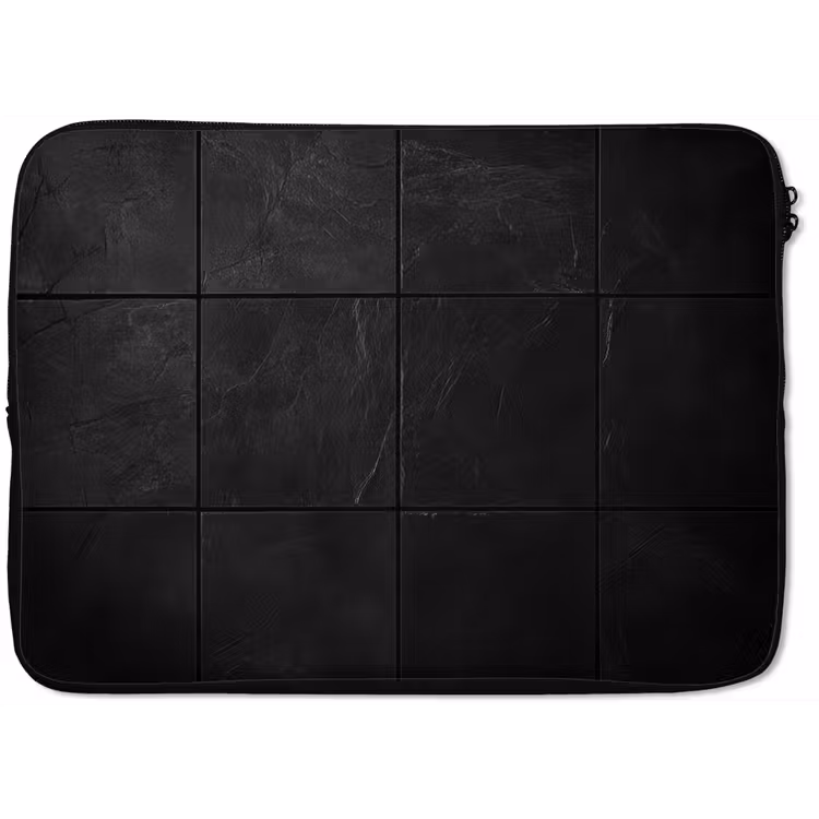 Zwart - Tegels laptophoes neopreen klein -zkaufland3dotto