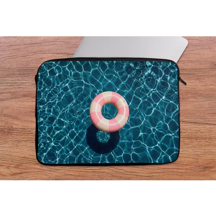 Drijvend - Zwemband - Water laptophoes neopreen klein -tafel