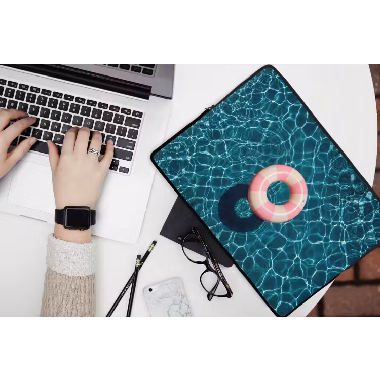Drijvend - Zwemband - Water laptophoes neopreen klein -bureau