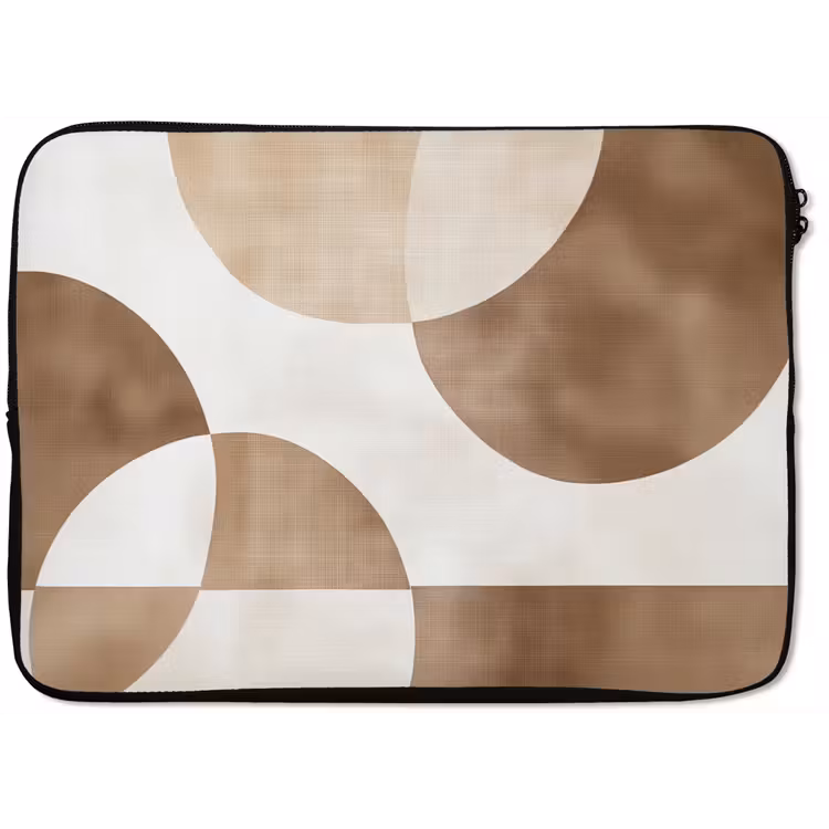 Snijdende cirkels - Overlappende vlakken laptophoes neopreen klein -zkaufland3dotto