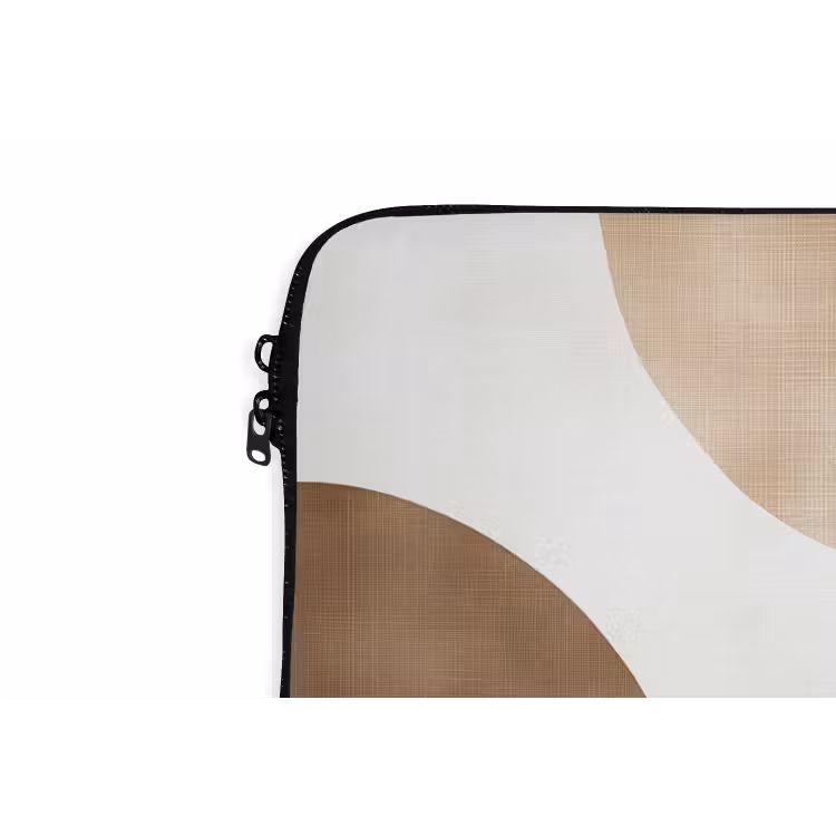 Snijdende cirkels - Overlappende vlakken laptophoes neopreen klein -detail