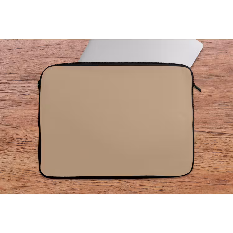 Soft - Taupe - Bruin laptophoes neopreen klein 279 -tafel
