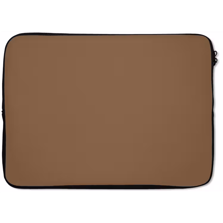 Soft - Walnut - Bruin laptophoes neopreen klein 279 -zkaufland3dotto