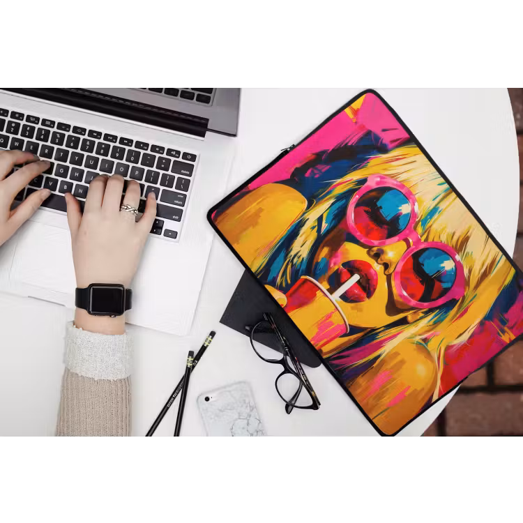 Zonnebril - Roze - Vrouw - Rietje laptophoes neopreen klein -bureau