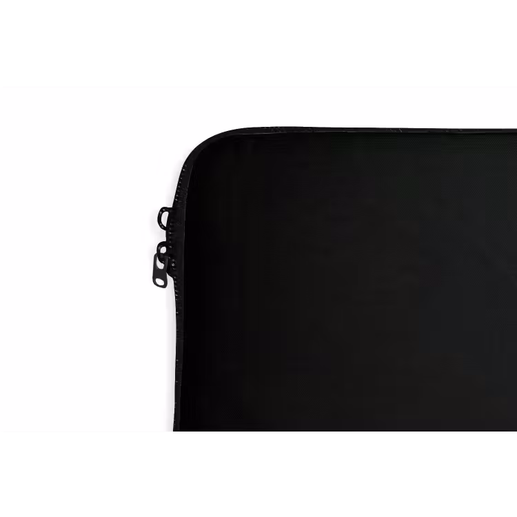 Gaming - Lijnen - Boog - Groen laptophoes neopreen klein -detail