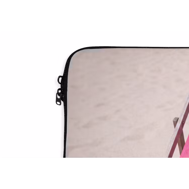 Strand - Ligstoel - Badkleding - Zomer - Roze laptophoes neopreen klein -detail