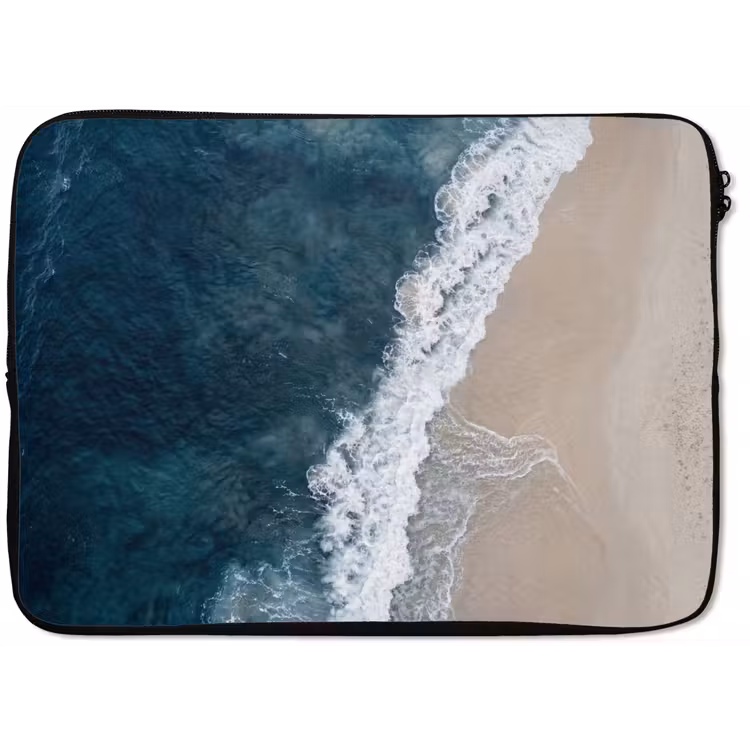 Strand - Zee - Golven laptophoes neopreen klein -zkaufland3dotto