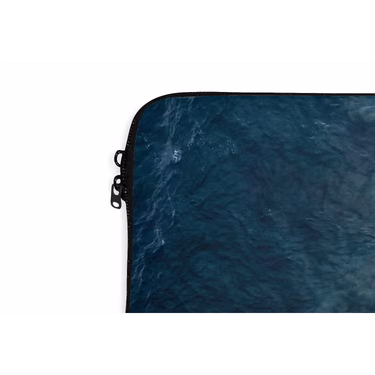 Strand - Zee - Golven laptophoes neopreen klein -detail