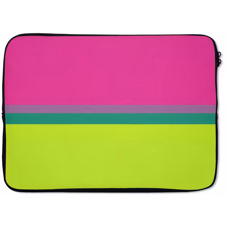 Strepen - Modern - Kleurrijk laptophoes neopreen klein -zkaufland3dotto