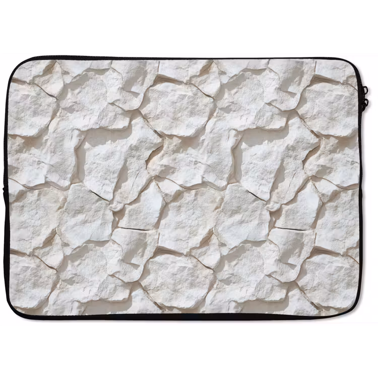 Structuur - Rots - Wit laptophoes neopreen klein 279 -zkaufland3dotto