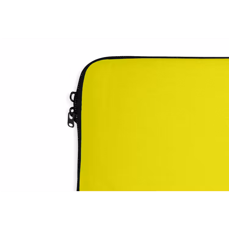 Sunshine - Glow - Geel laptophoes neopreen klein 279 -detail