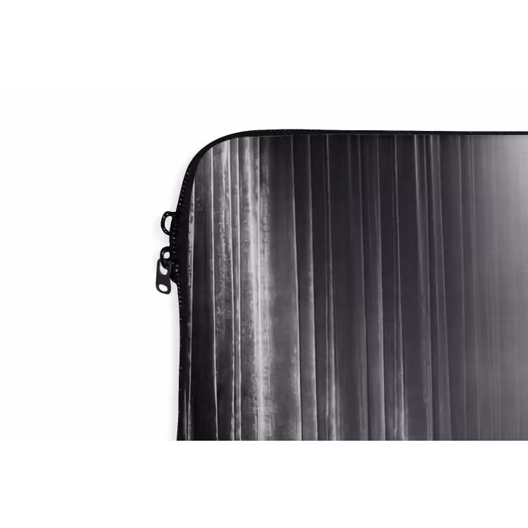 Danser - Podium - Zwart-wit - Kunst - Klassiek laptophoes neopreen klein -detail