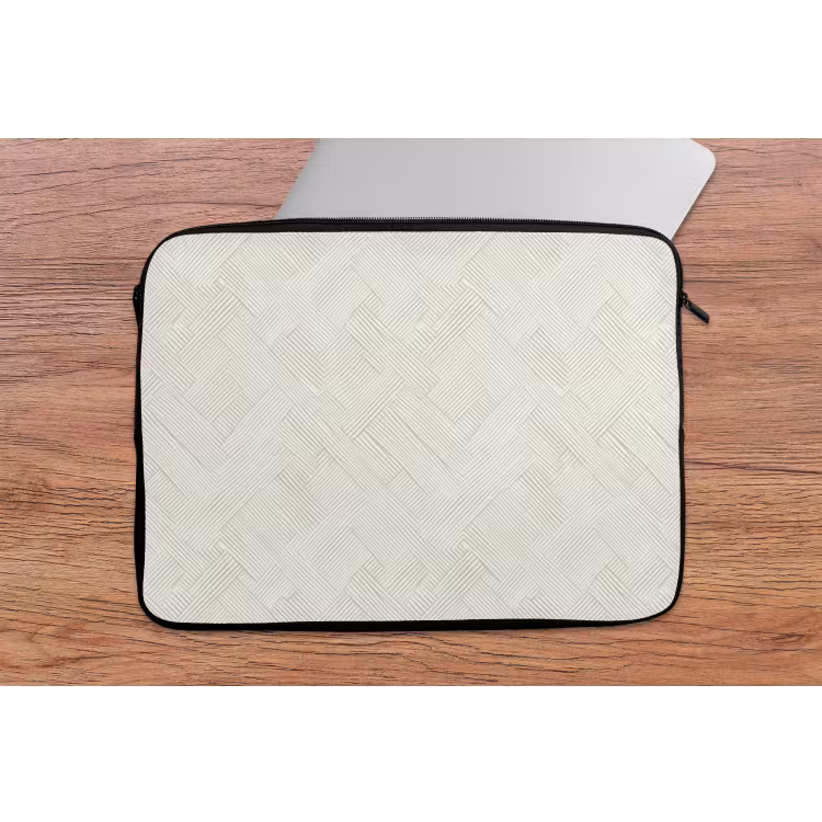 Textuur - Abstract - Beige laptophoes neopreen klein 279 -tafel