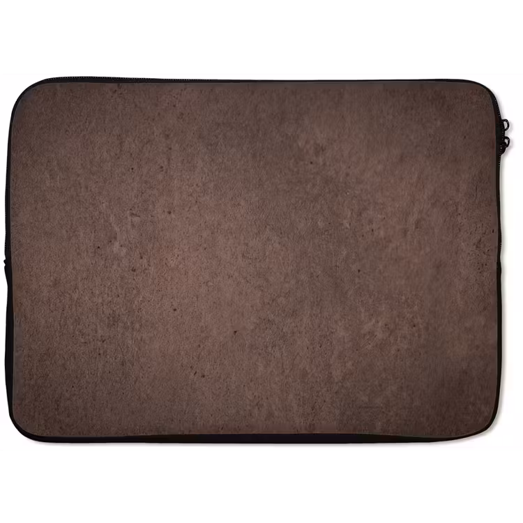 Textuur - Beton - Abstract - Donker - Bruin laptophoes neopreen klein -zkaufland3dotto