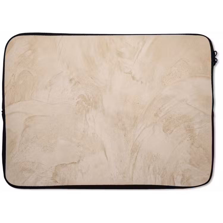 Textuur - Patroon - Abstract - Modern - Beige laptophoes neopreen klein -zkaufland3dotto