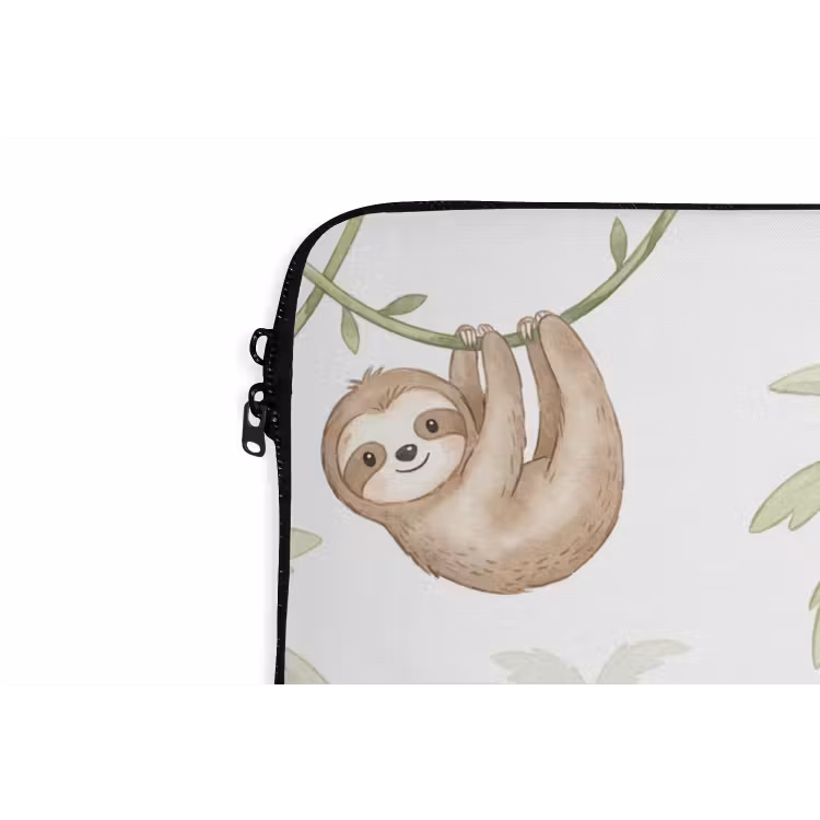 Dieren - Jungle - Pastel laptophoes neopreen klein -detail