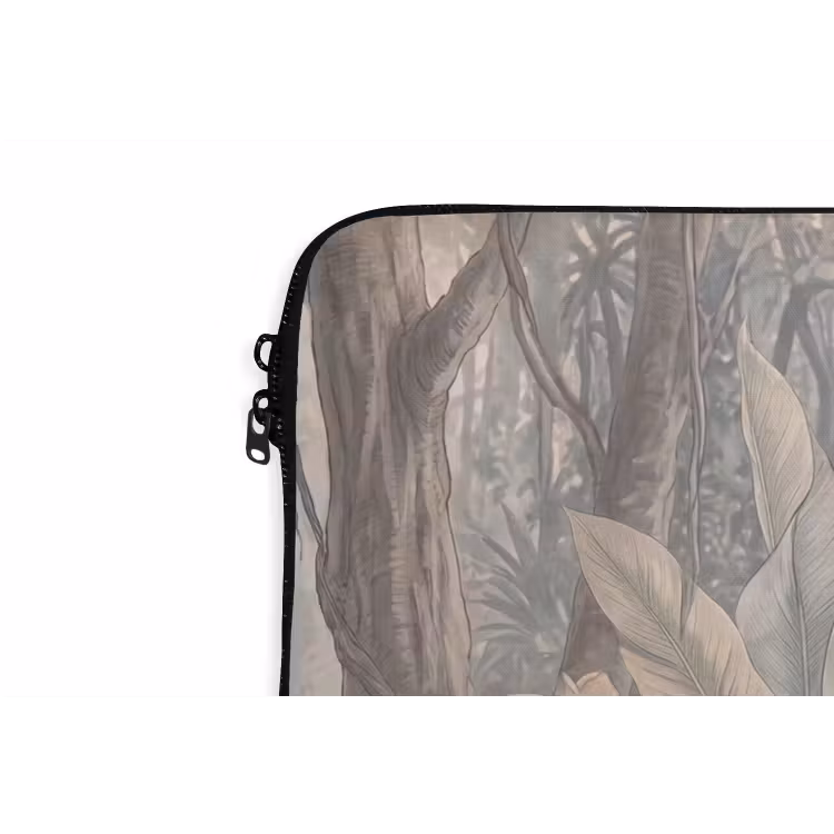Tijger - Welp - Jungle - Illustratie - Dieren laptophoes neopreen klein -detail