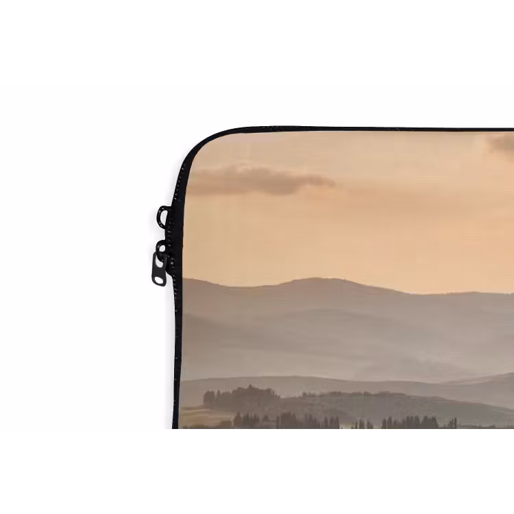 Toscaans - Landschap - Heuvels laptophoes neopreen klein -detail