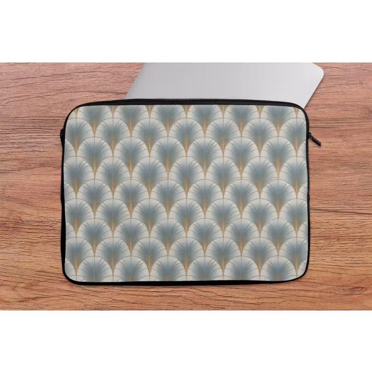 Waaier - Klassiek - Blauw laptophoes neopreen klein 279 -tafel