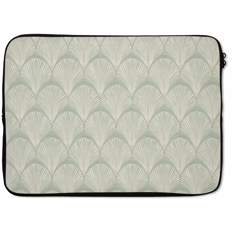 Waaiers - Patroon - Groen laptophoes neopreen klein 279 -zkaufland3dotto
