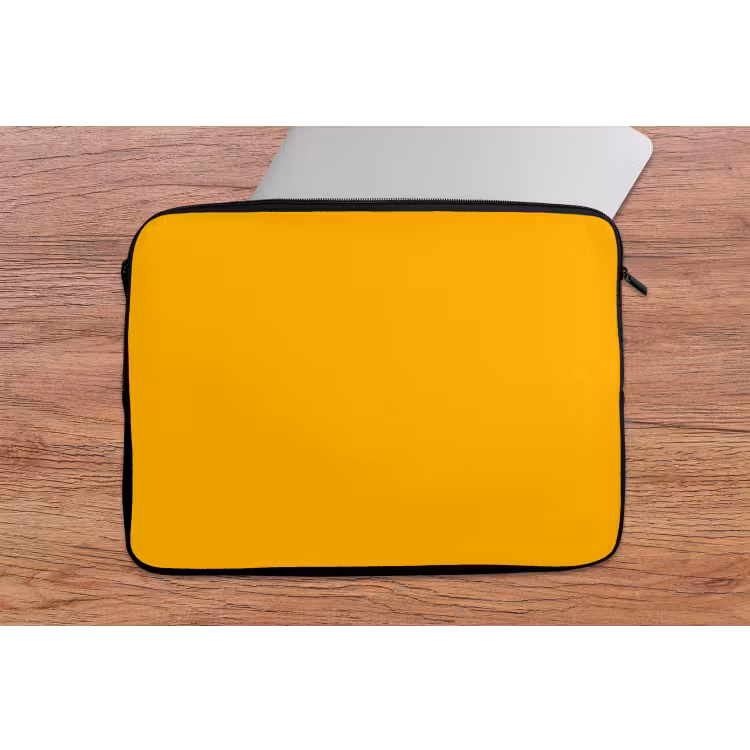 Vivid - Amber - Geel laptophoes neopreen klein 279 -tafel
