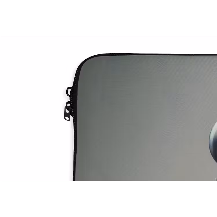Vogel - Realistisch - Veren - Bruin laptophoes neopreen klein -detail