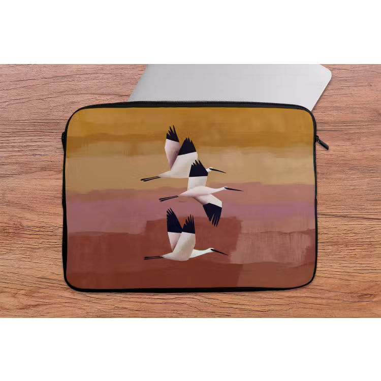 Vogels - Snavel - Abstract laptophoes neopreen klein -tafel