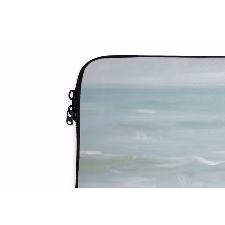 Vogels - Strand - Zee laptophoes neopreen klein -detail