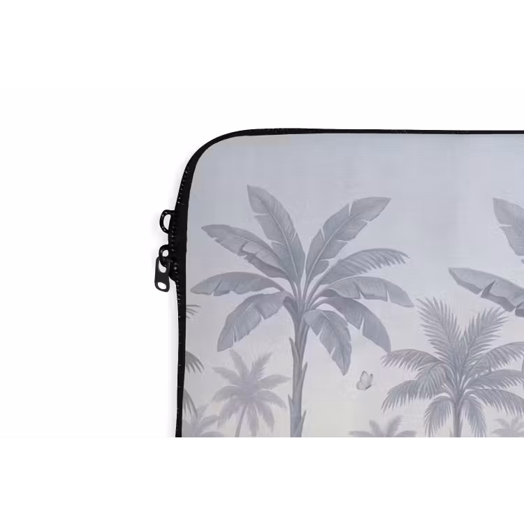 Vogel - Water - Tropisch - Natuur - Blauw laptophoes neopreen klein -detail