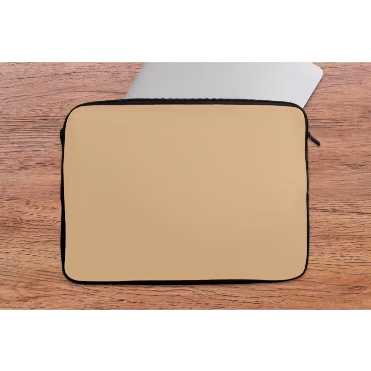 Warm - Sand - Nude laptophoes neopreen klein 279 -tafel