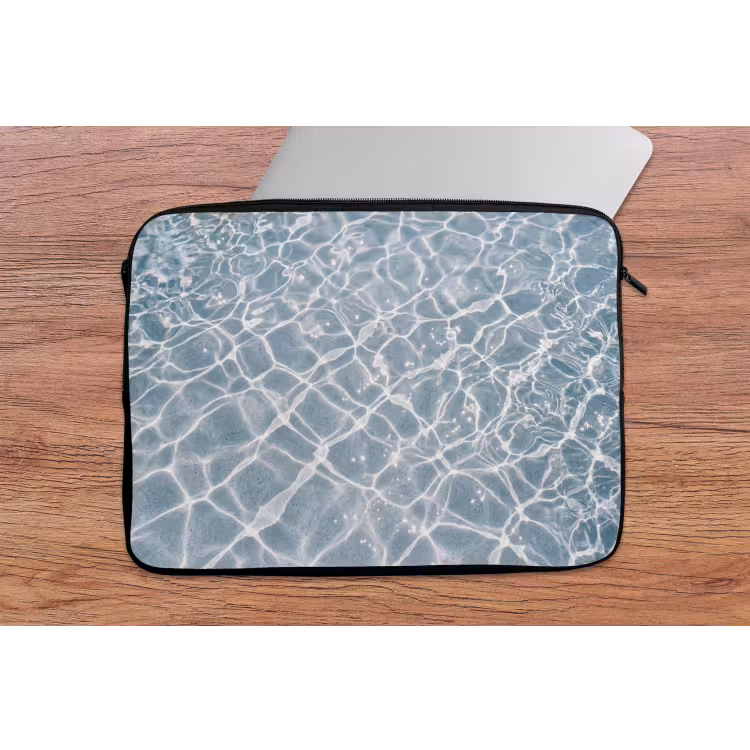 Water - Reflectie - Zonlicht laptophoes neopreen klein -tafel