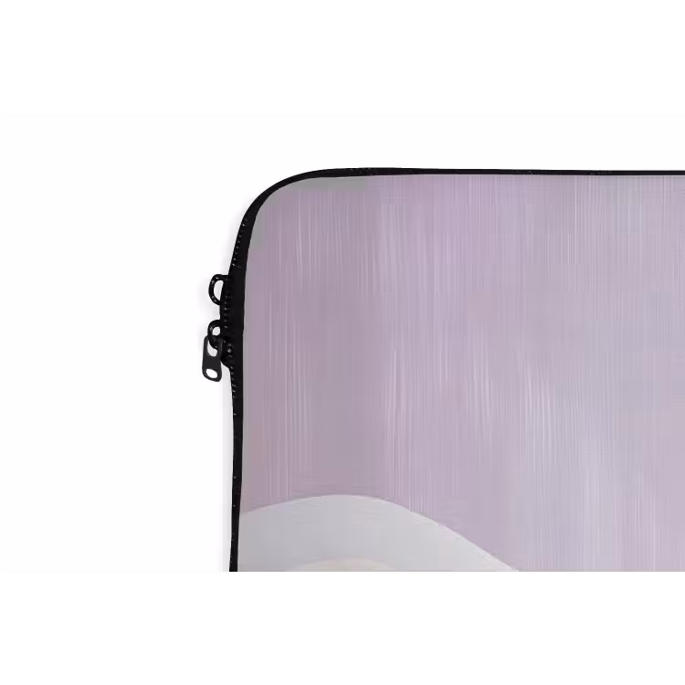 Golven - Heuvels - Abstract - Paars laptophoes neopreen klein -detail