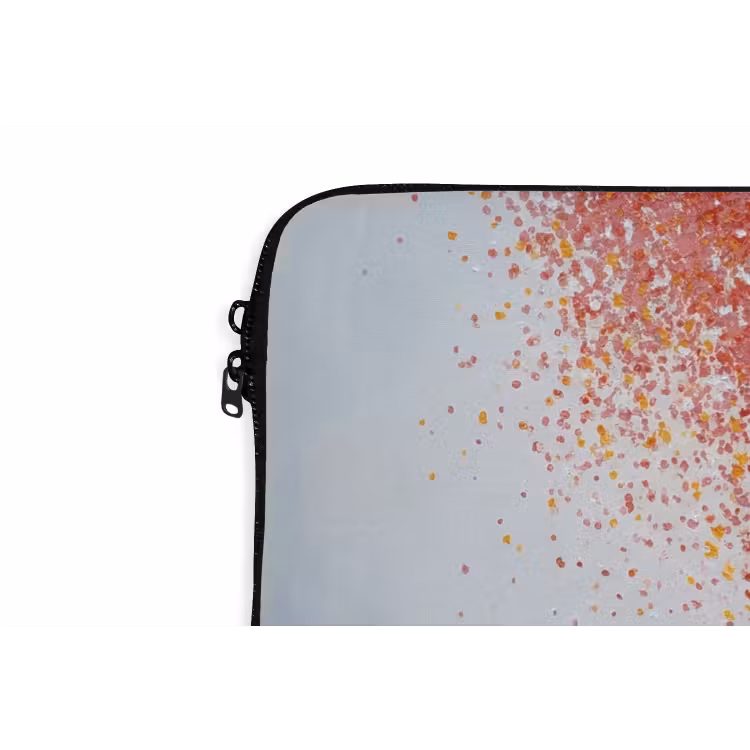 Wolk - Confetti - Boot - Wateroppervlakte laptophoes neopreen klein -detail