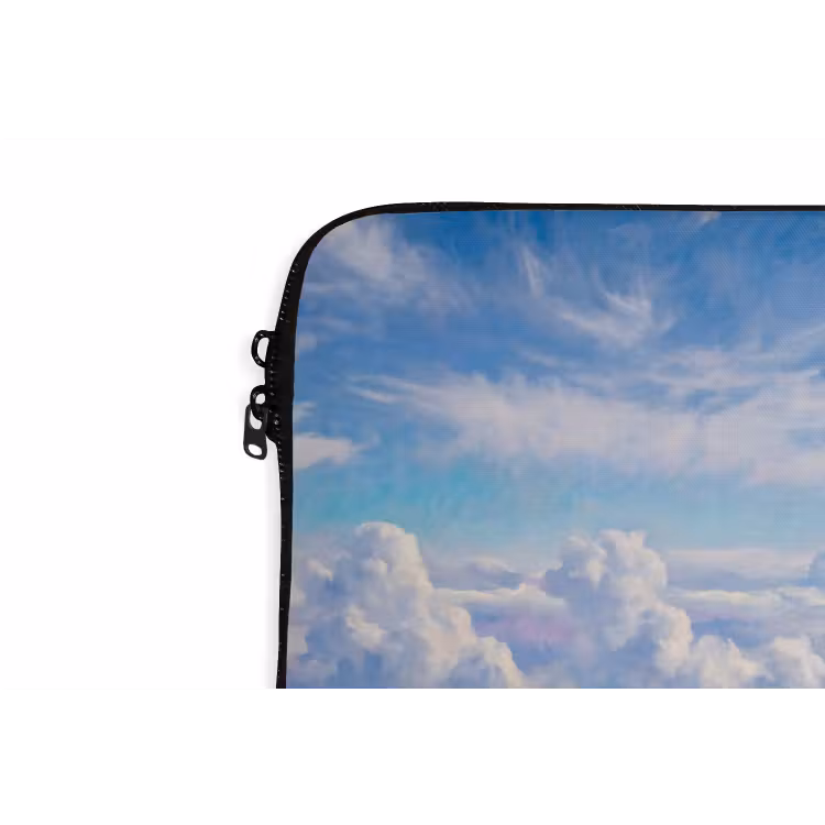 Wolken - Lucht - Natuur - Abstract - Blauw laptophoes neopreen klein -detail