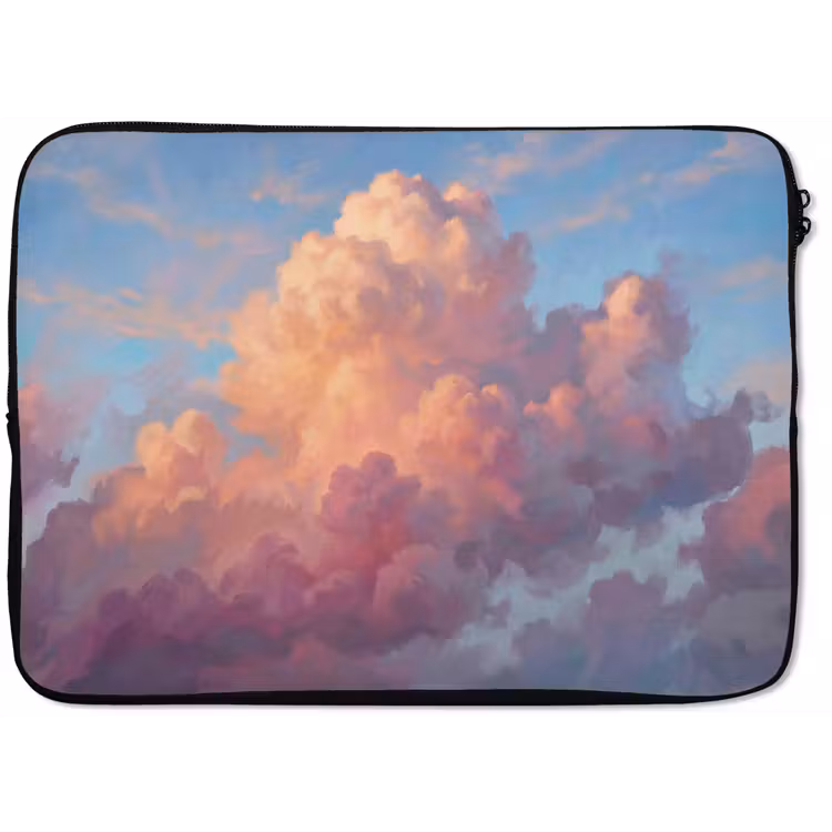 Wolken - Lucht - Natuur - Abstract - Kleurrijk laptophoes neopreen klein -zkaufland3dotto