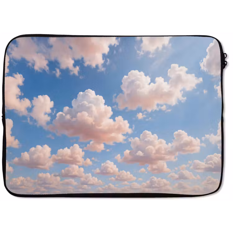 Wolken - Hemel - Natuur - Licht - Blauw laptophoes neopreen klein -zkaufland3dotto