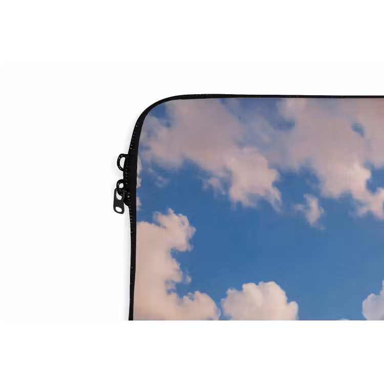 Wolken - Hemel - Natuur - Licht - Blauw laptophoes neopreen klein -detail