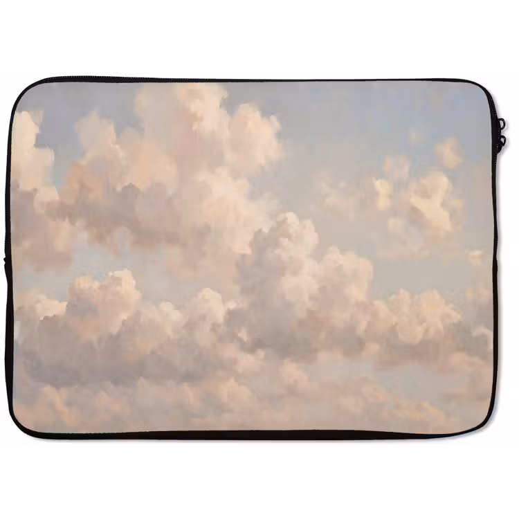 Wolken - Zacht - Natuur - Klassiek - Beige laptophoes neopreen klein -zkaufland3dotto
