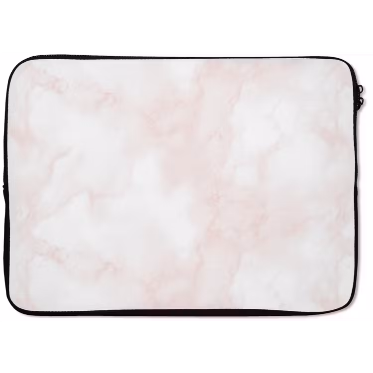 Wolkenstructuur - Roze - Marmer laptophoes neopreen klein 279 -zkaufland3dotto