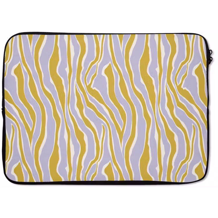 Zebra - Modern - Meerkleurig laptophoes neopreen klein 279 -zkaufland3dotto