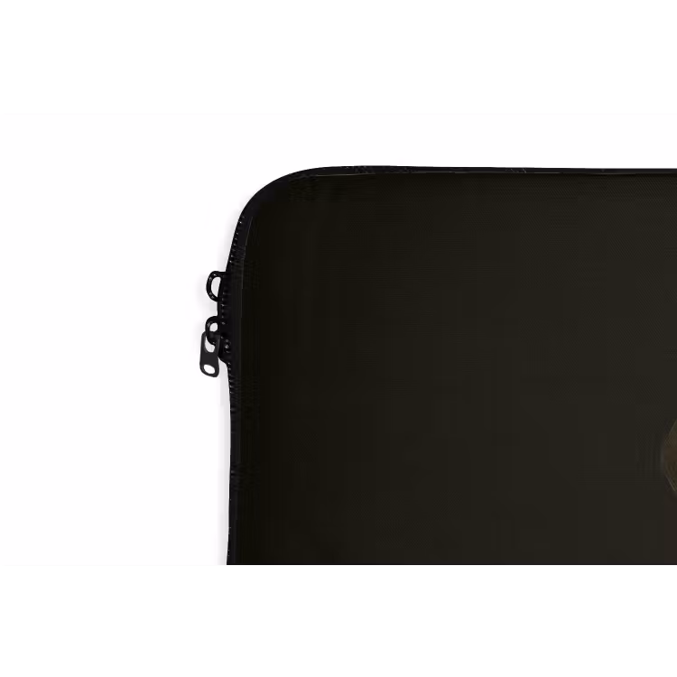 Zebra - Strepen - Goud laptophoes neopreen klein -detail
