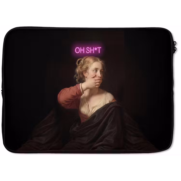 Quote - Neon - vrouw laptophoes neopreen klein -zkaufland3dotto