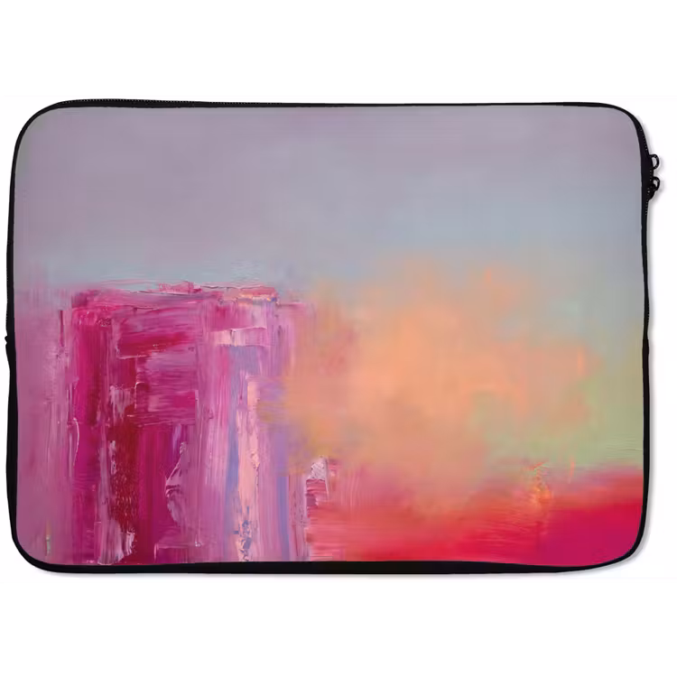 Abstract - Kleuren - Modern - Roze laptophoes neopreen klein -zkaufland3dotto