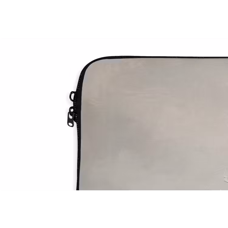 Abstract - Landschap - Nevel - Modern - Grijs laptophoes neopreen klein -detail