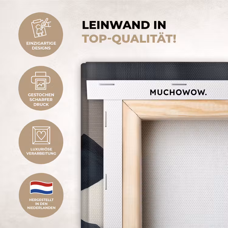 Landschap - Abstract - Modern Canvas - Meerluiken 2 luik klein -usp-de